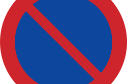 Skylt parkeringsförbud