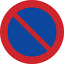 Parkeringsförbud Skylt parkeringsförbud
